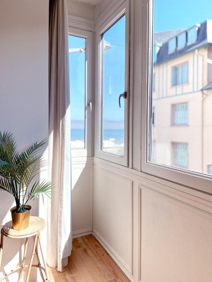 Villa Adele, Bow-Window Vue Mer - Appt 02 Mers-les-Bains Exteriör bild