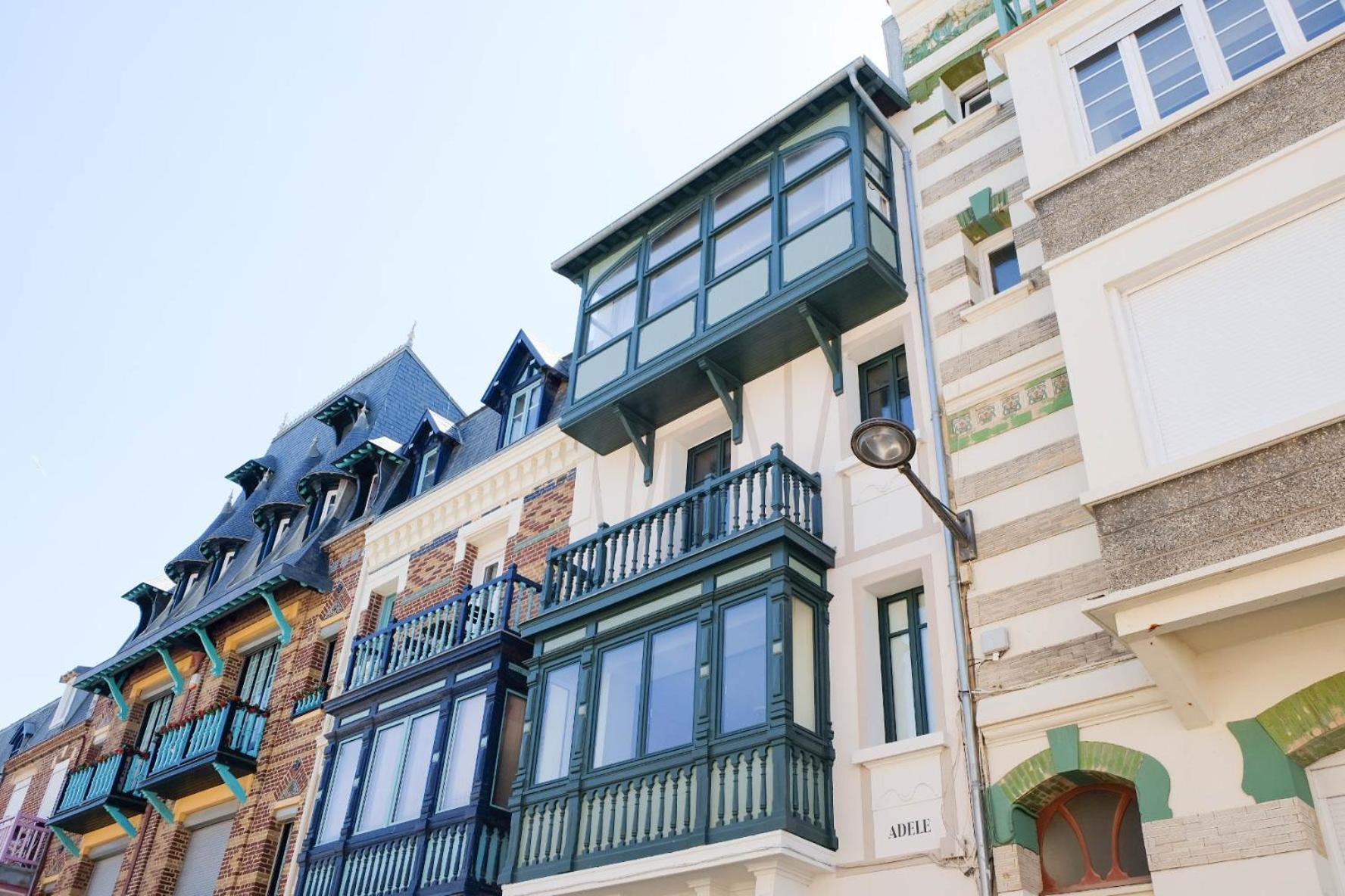 Villa Adele, Bow-Window Vue Mer - Appt 02 Mers-les-Bains Exteriör bild